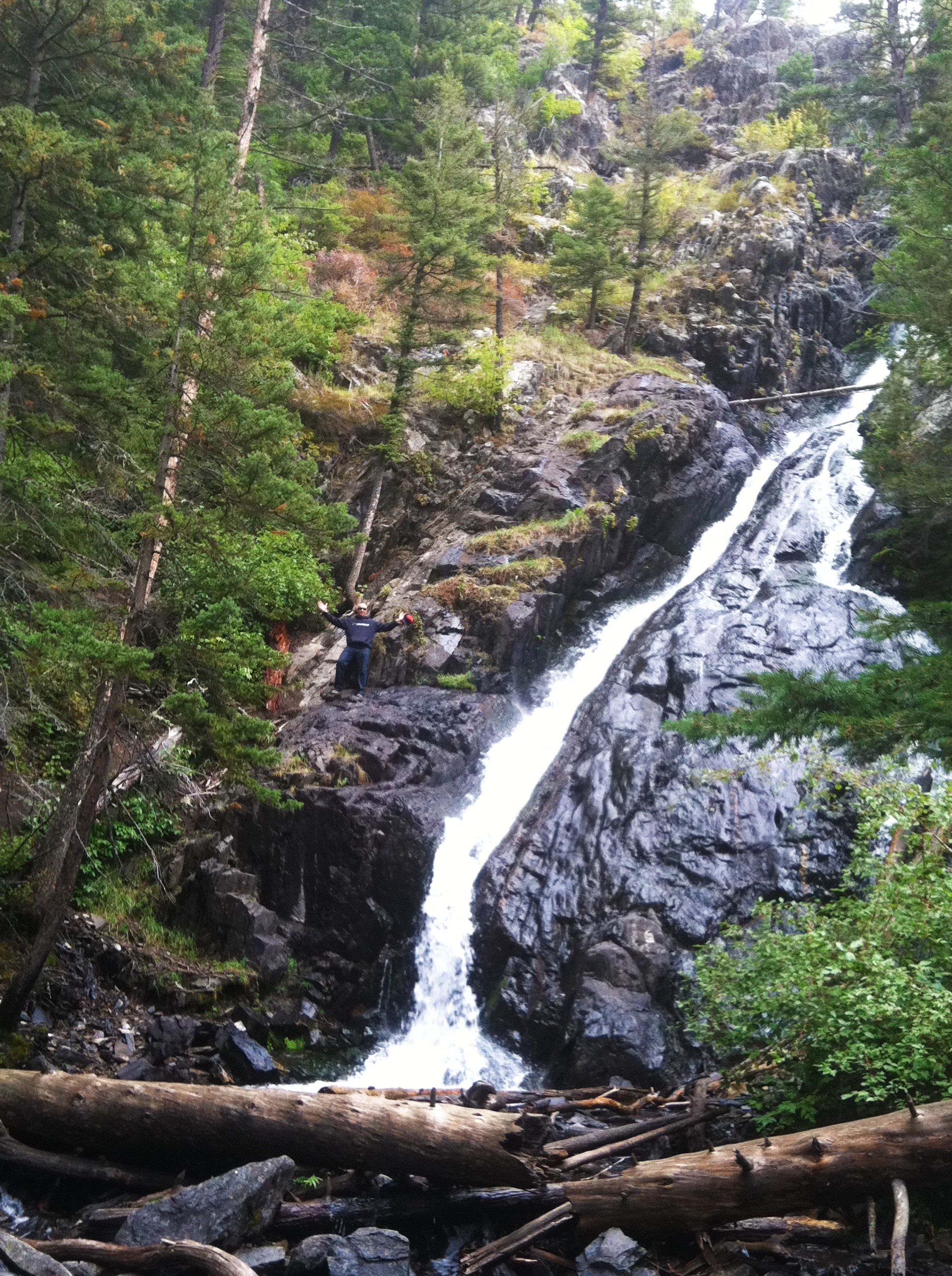 Pine Creek Waterfall in Montana